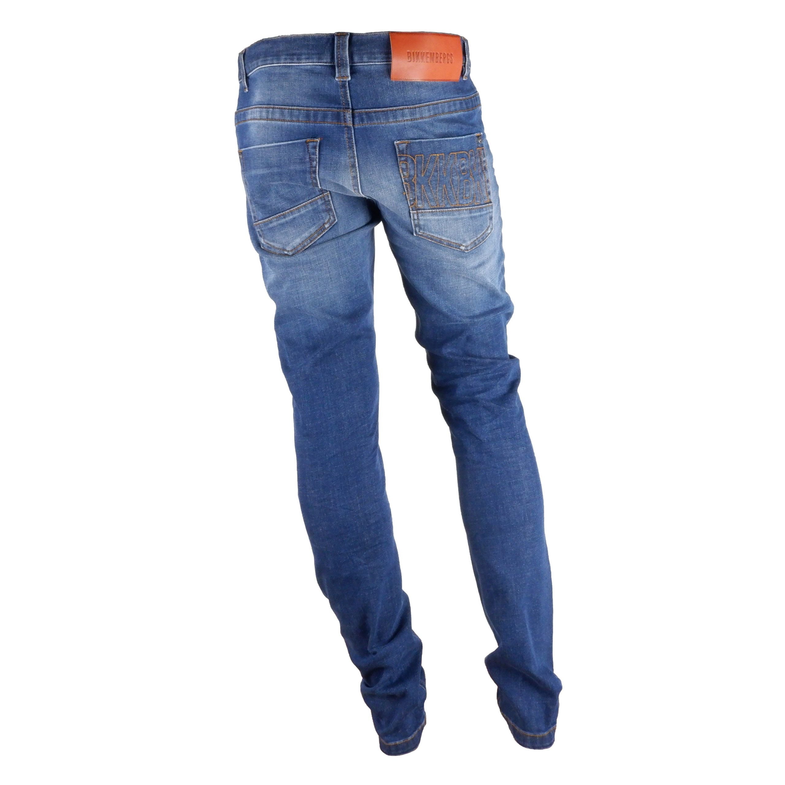 Blue Cotton Men Jeans