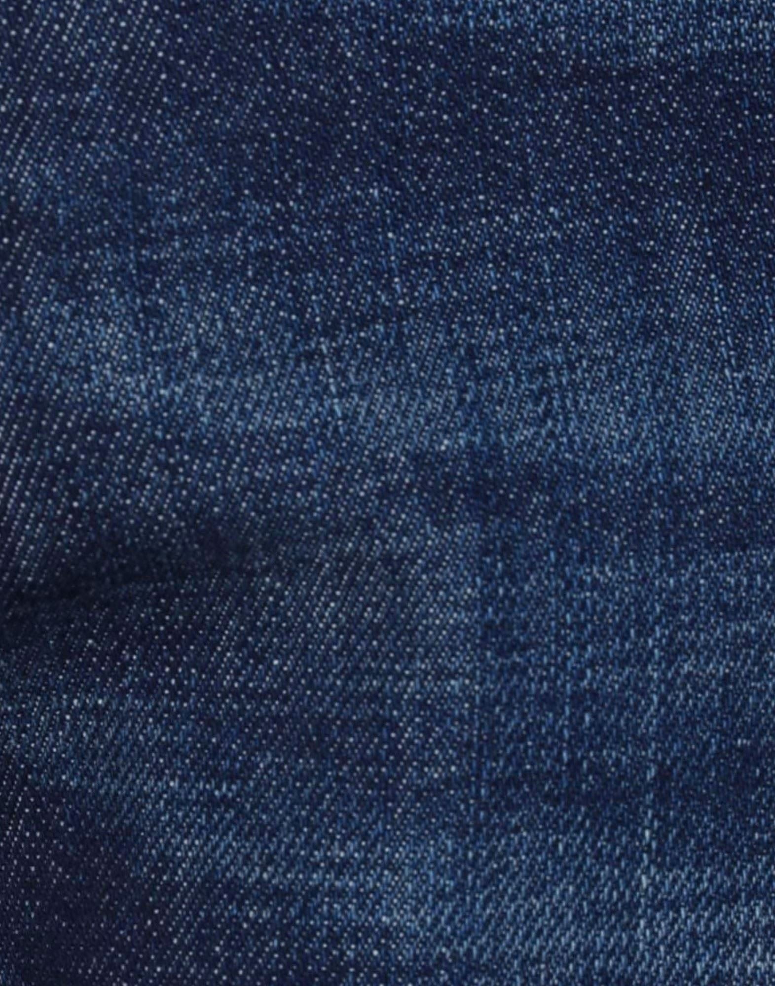 Dark Blue Cotton Men Jeans
