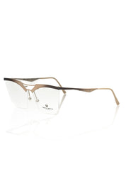 Gold Metallic Women's Eyeglass Frame