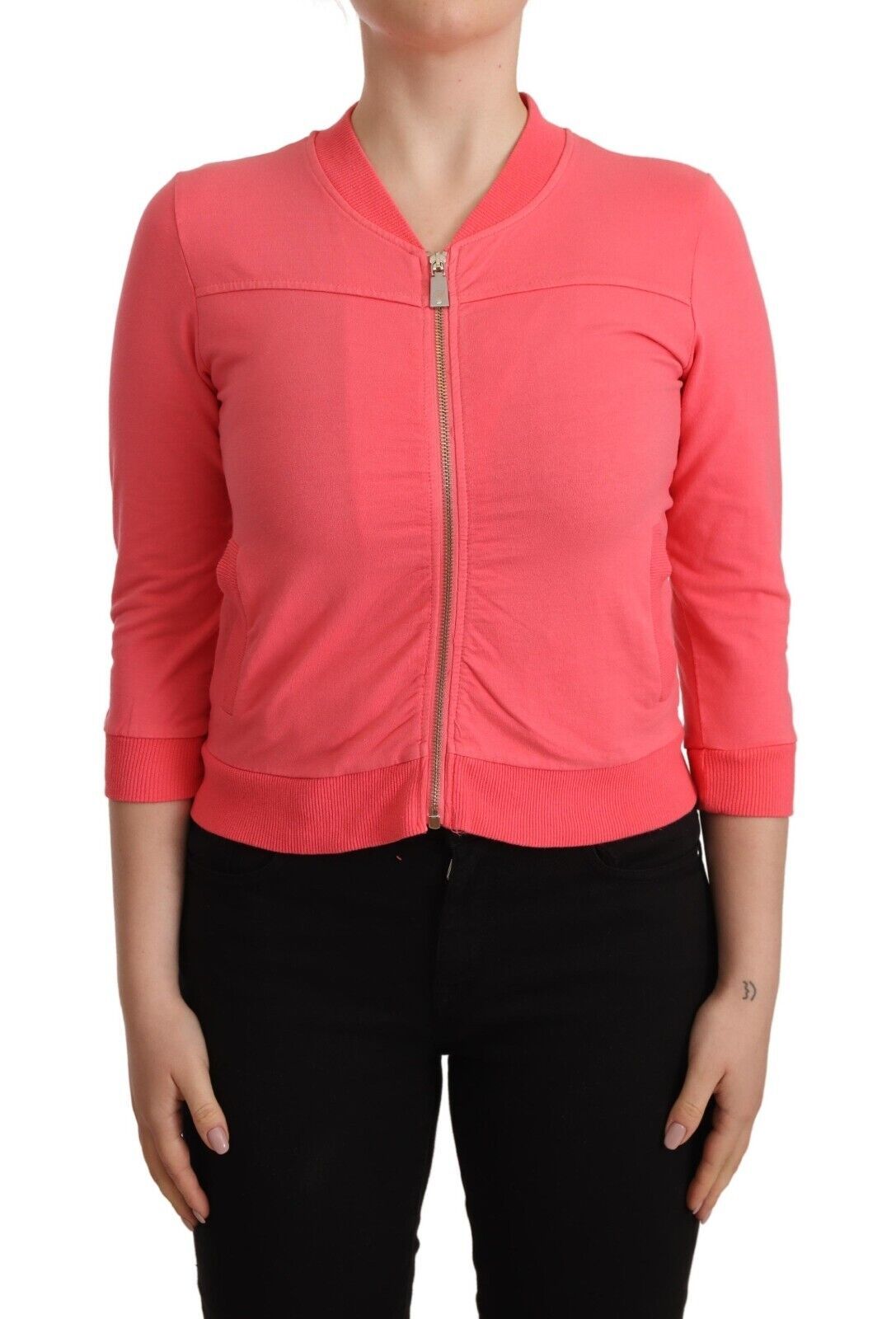 4 Sleeve Zip Embellished Sweater