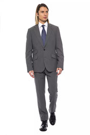 Gray Wool Men's Blazer