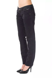 Blue Cotton Women's Pant