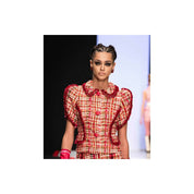 Rosa viskosblazer för damer