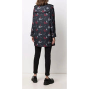 Svart polyesterkappa för damer