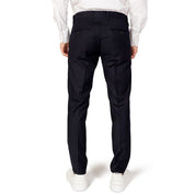 Blue Polyester Pant
