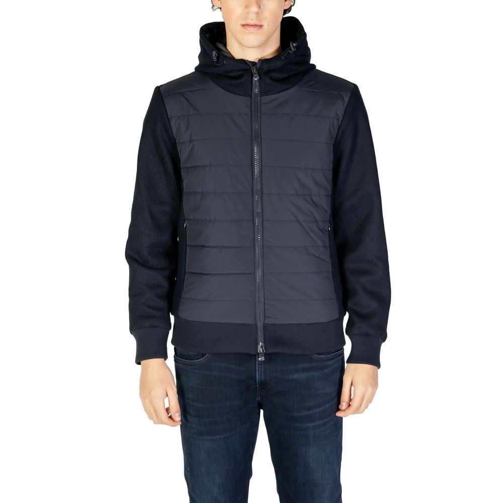 Blå jackor och kappor i polyester
