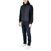 Blå jackor och kappor i polyester