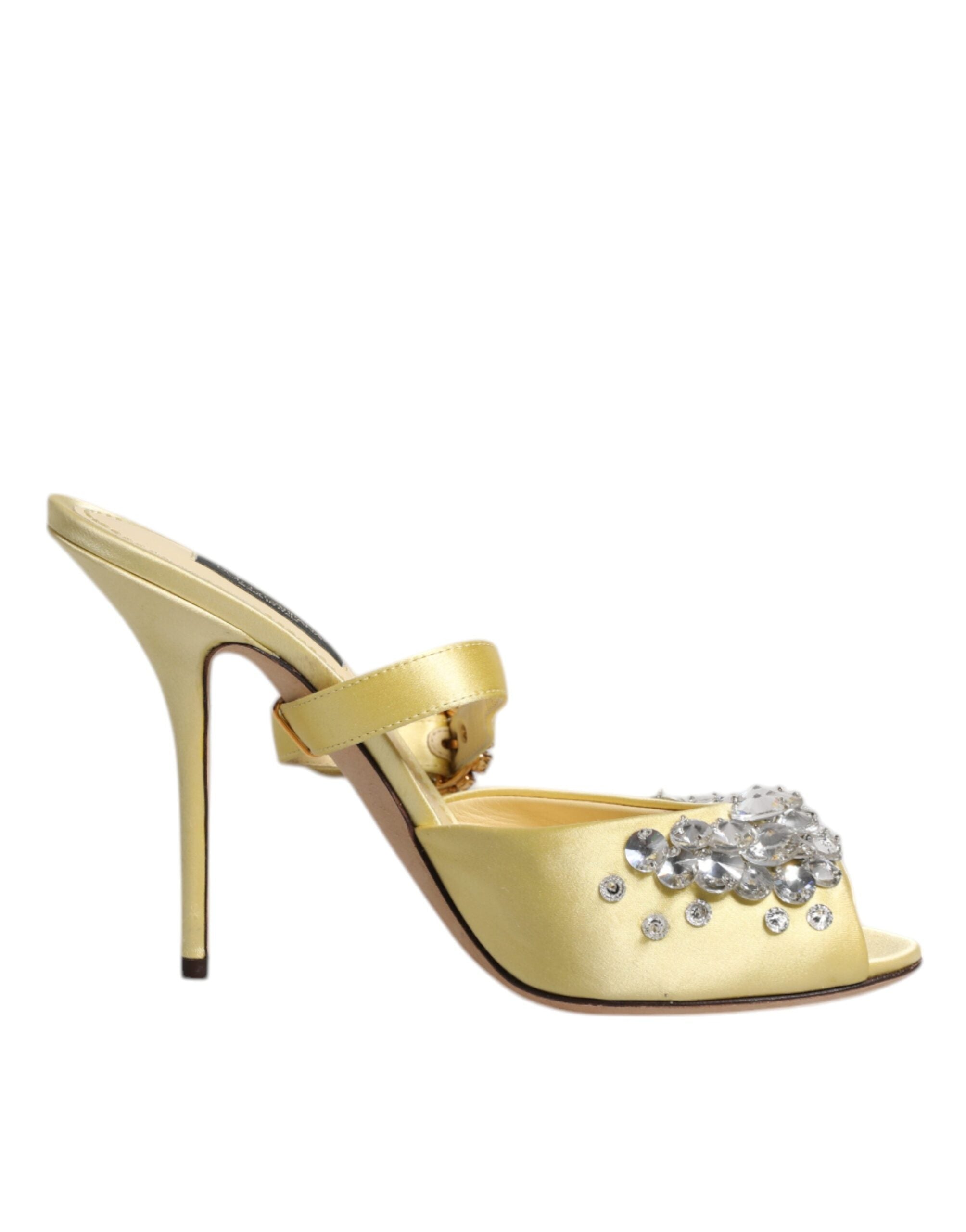 Gula kristallsandaler KEIRA, sandaler, skor