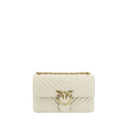 White Calf Leather Bos Taurus Shoulder Bag