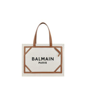 Beige Cotton Shoulder Bag