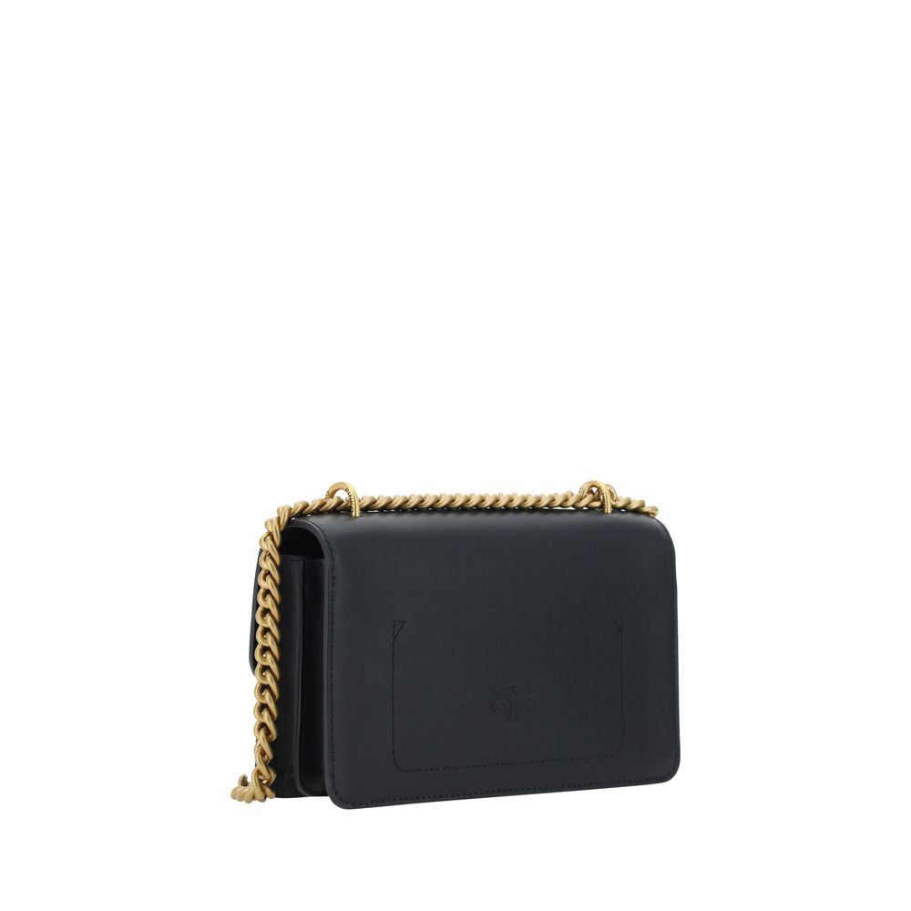 Black Calf Leather Bos Taurus Shoulder Bag