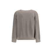 Beige Cotton Sweatshirt