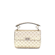 Gold Calf Leather Bos Taurus Shoulder Bag