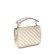 Gold Calf Leather Bos Taurus Shoulder Bag