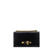 Black Calf Leather Bos Taurus Shoulder Bag
