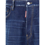 Blue Cotton Relaxed Fit Jeans