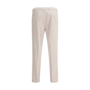 Gray Cotton Casual Pants