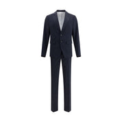 Black Fleece Wool Two-Piece Suit