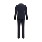 Black Fleece Wool Two-Piece Suit