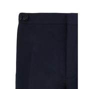 Black Fleece Wool Two-Piece Suit