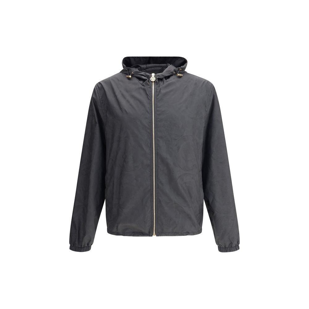 Black Polyester Shell Jacket