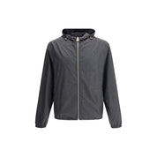 Black Polyester Shell Jacket