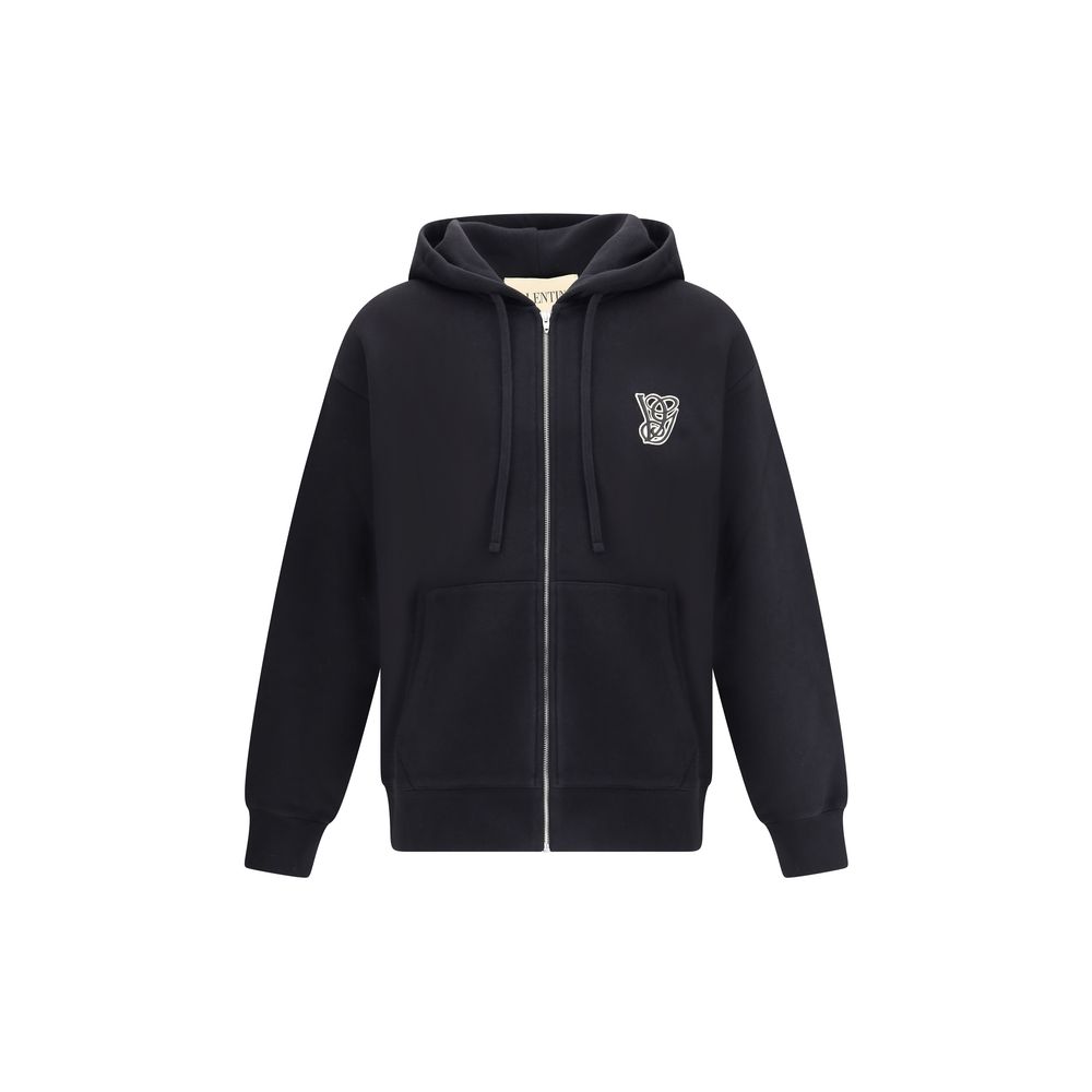 Black Cotton Sweatshirt