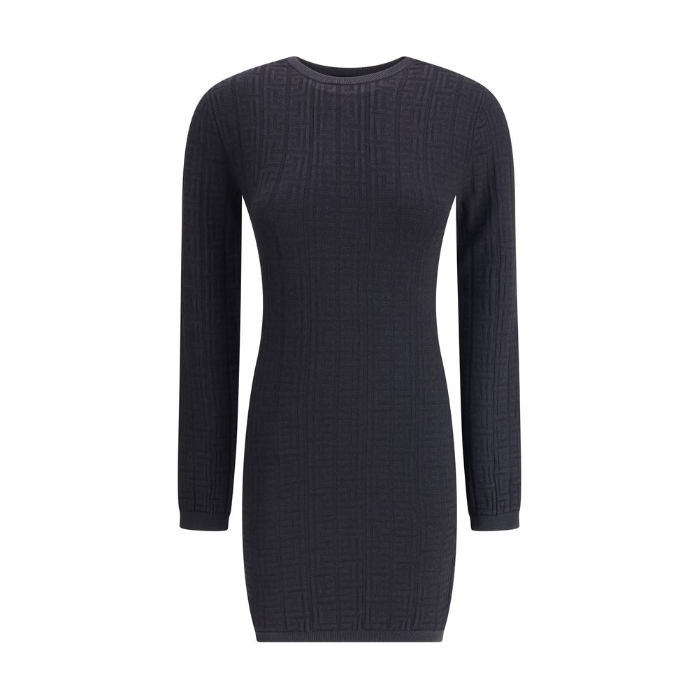 Black Viscose Casual Dress