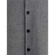 Gray Fleece Wool Coat