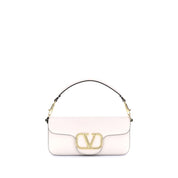 White Calf Leather Bos Taurus Shoulder Bag