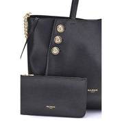 Black Calf Leather Bos Taurus Shoulder Bag