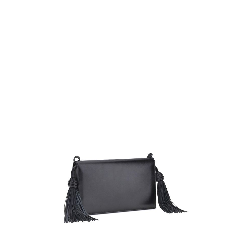 Black Calf Leather Bos Taurus Shoulder Bag