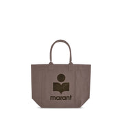 Bicolor Cotton Shoulder Bag