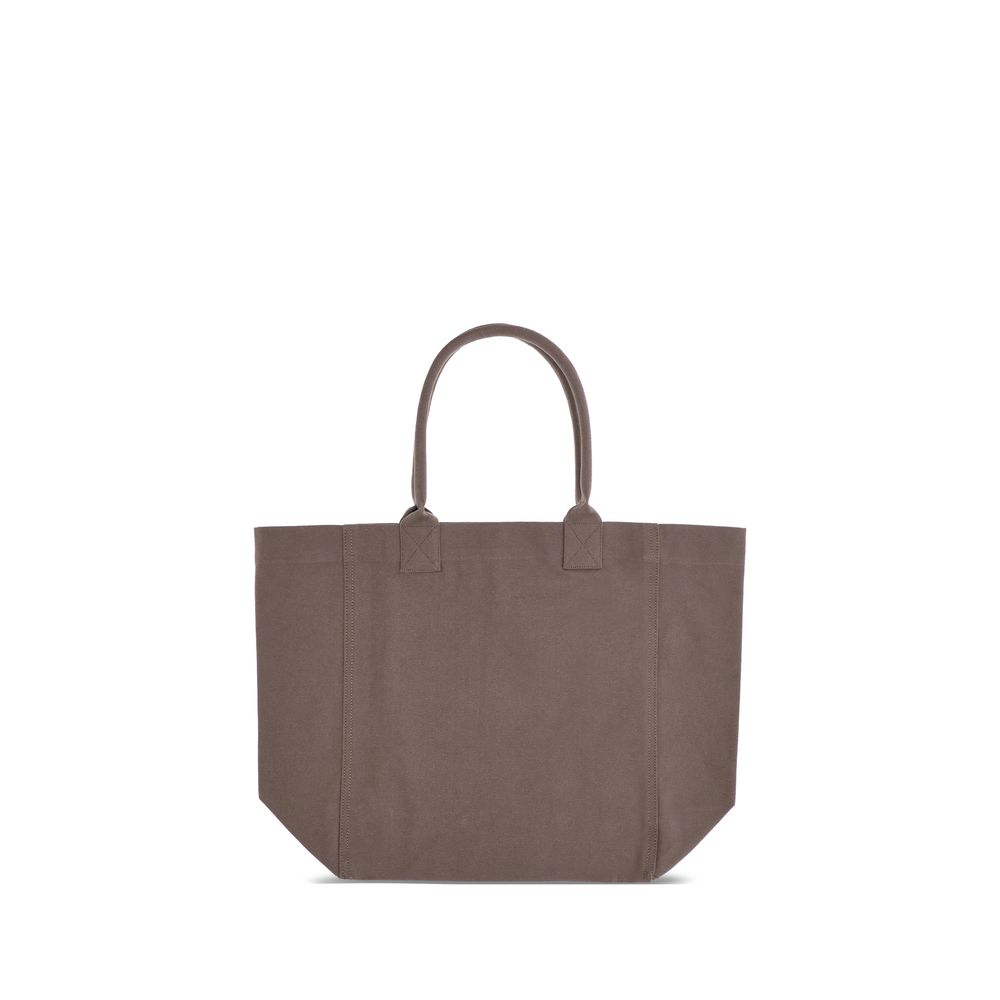 Bicolor Cotton Shoulder Bag