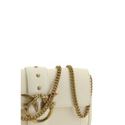 White Calf Leather Bos Taurus Shoulder Bag