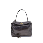 Black Calf Leather Bos Taurus Shoulder Bag