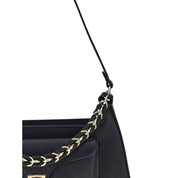 Black Calf Leather Bos Taurus Shoulder Bag