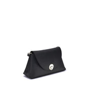 Black Calf Leather Bos Taurus Shoulder Bag