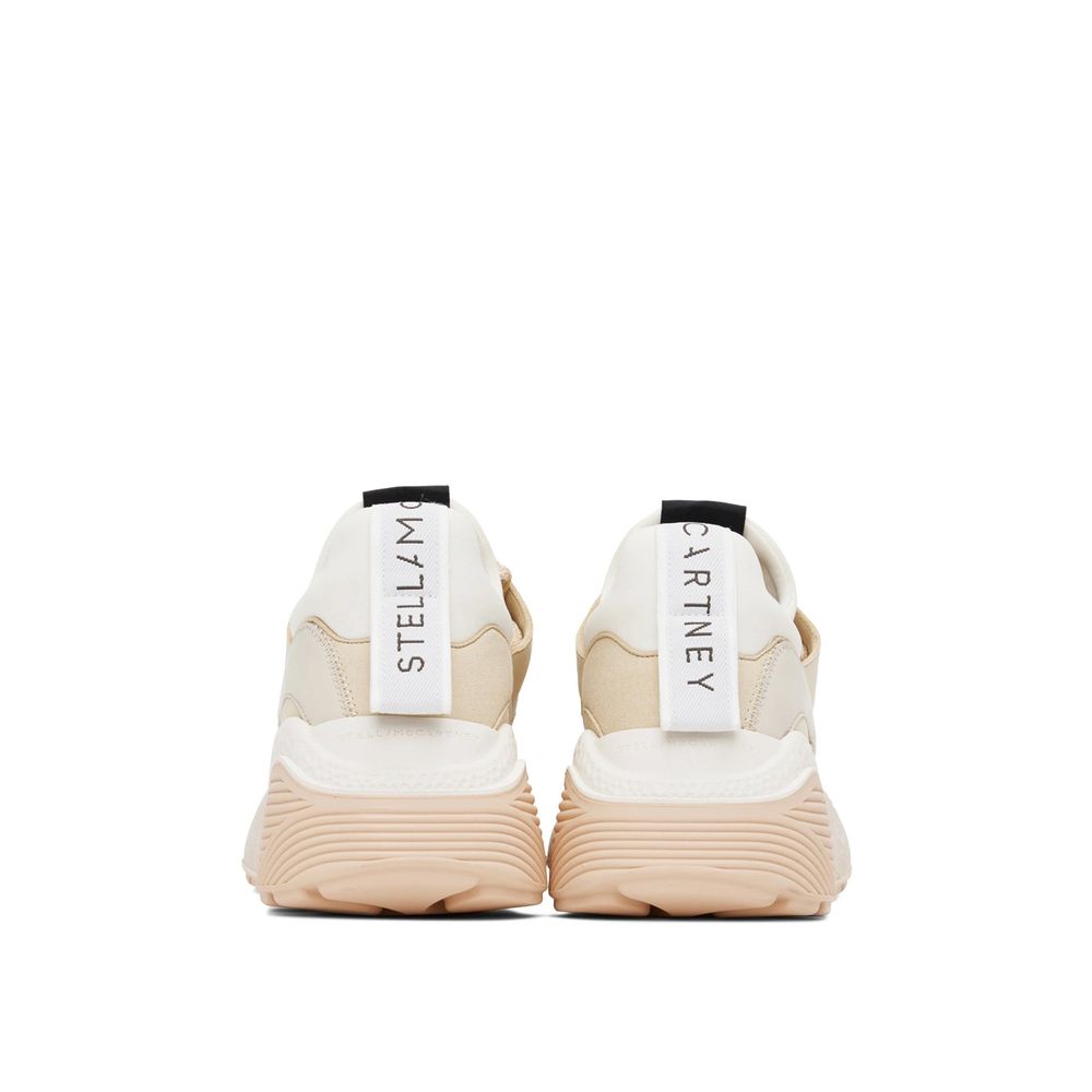 Yellow Vegan Leather Chunky Sneakers