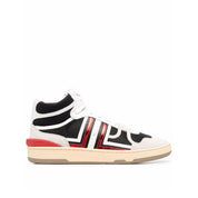 Black Calfskin High Top Sneakers