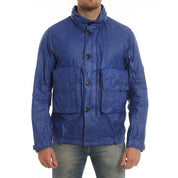 Blue Linen Shell Jacket