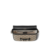 Beige Fabric Shoulder Bag