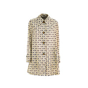 Beige Polyamide Coat