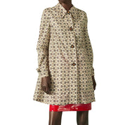 Beige Polyamide Coat