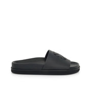 Black Rubber Slippers