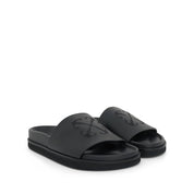 Black Rubber Slippers