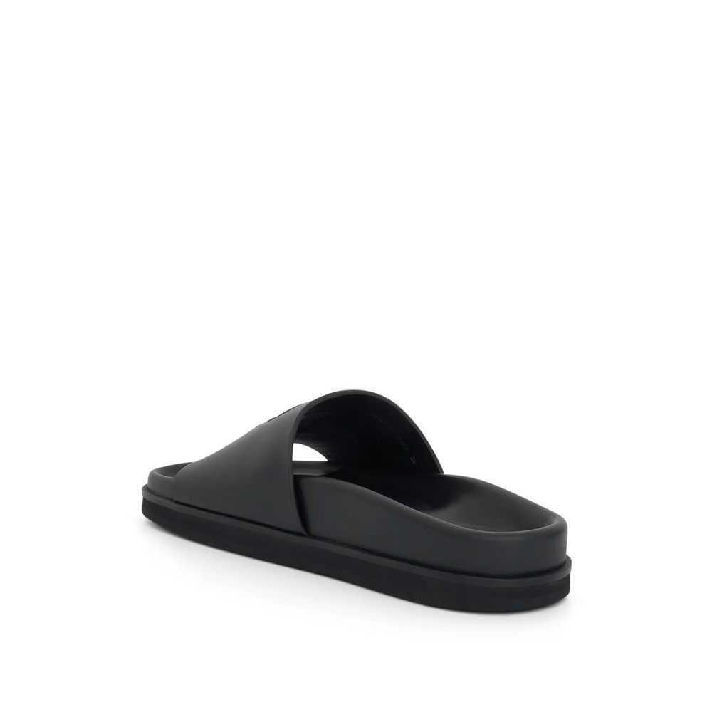 Black Rubber Slippers