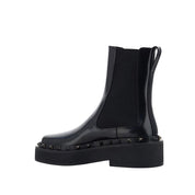 Black Calfskin Chelsea Boots