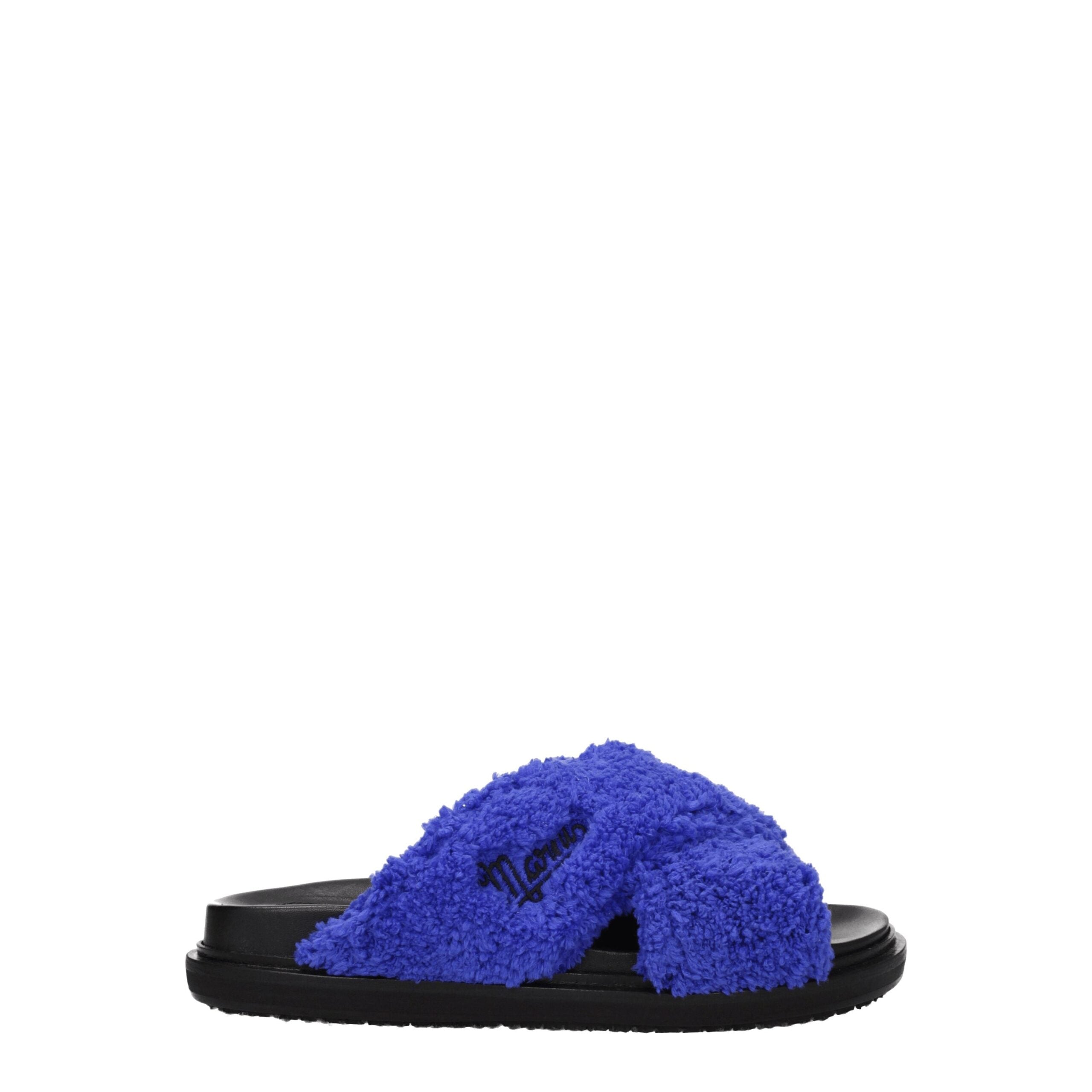 Purple Fabric Slippers