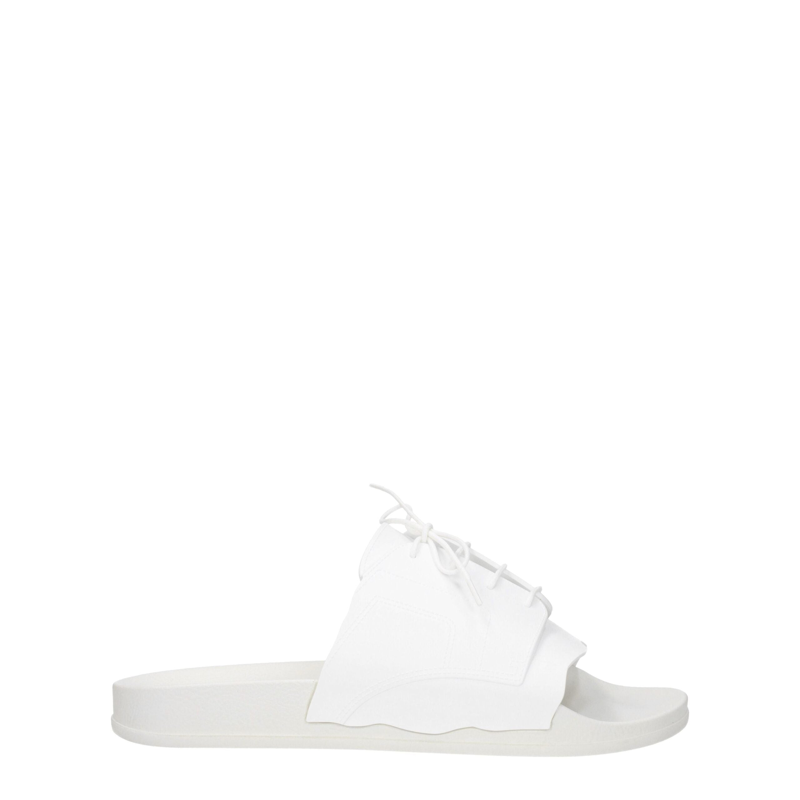 White Cotton Slippers